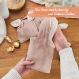 Osternest Hasetasche aus Musselin Beige