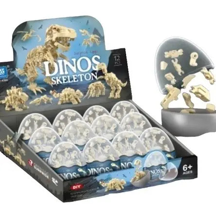 Dino Skelett Überraschungsei mit Bausteinen
