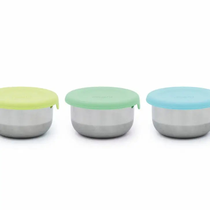 Edelstahlbehälter 3er Set Melii Blau