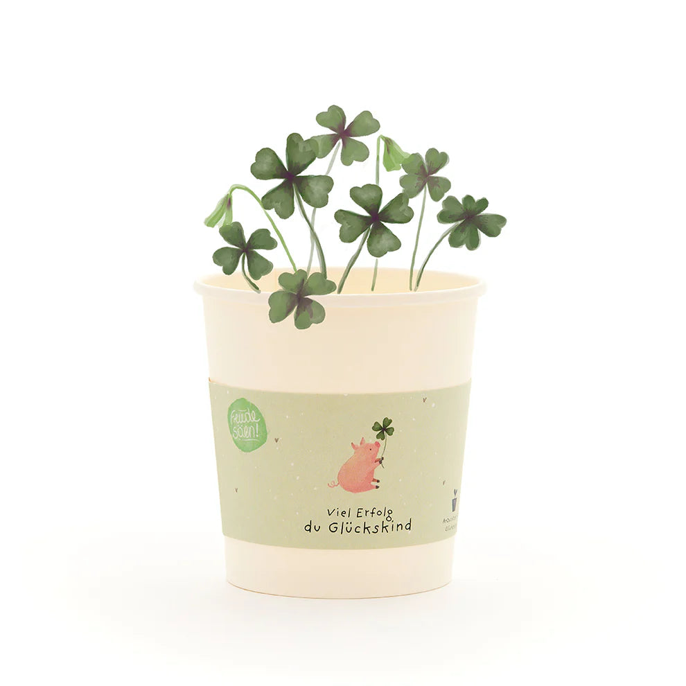 Blumenbecher Glückskind