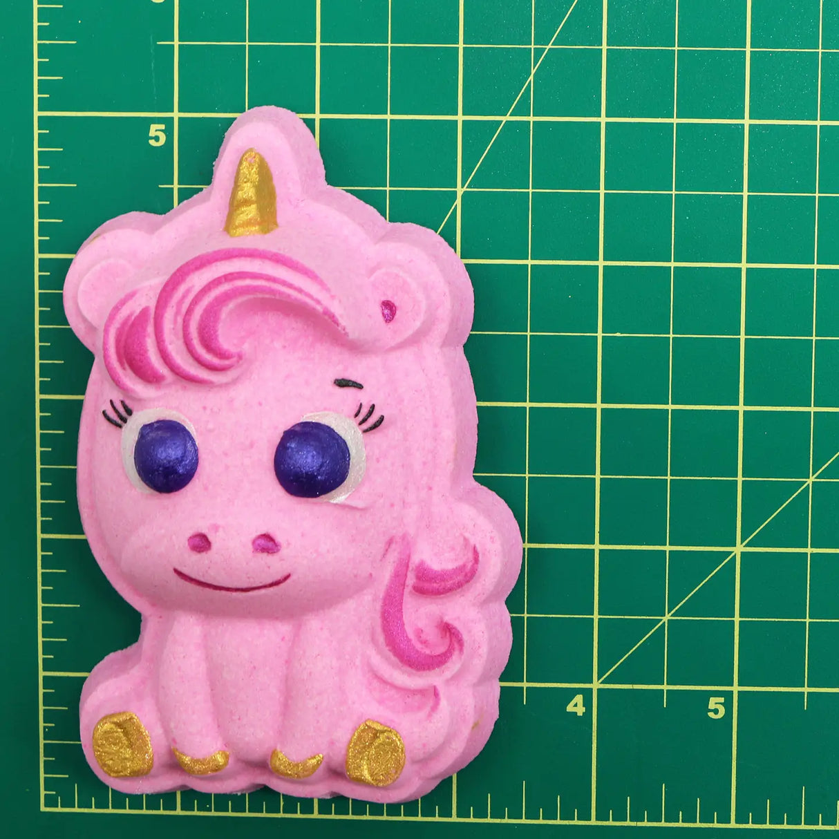 Badekugel handgemacht Einhorn rosa