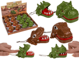 Schlüsselanhänger beissender Dino assortiert