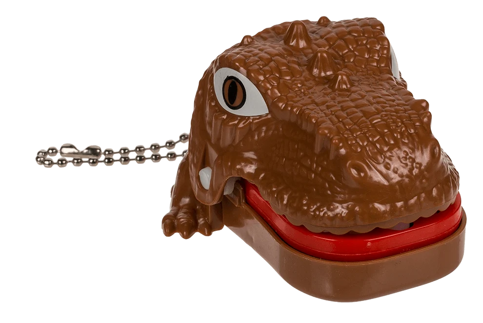 Schlüsselanhänger beissender Dino assortiert
