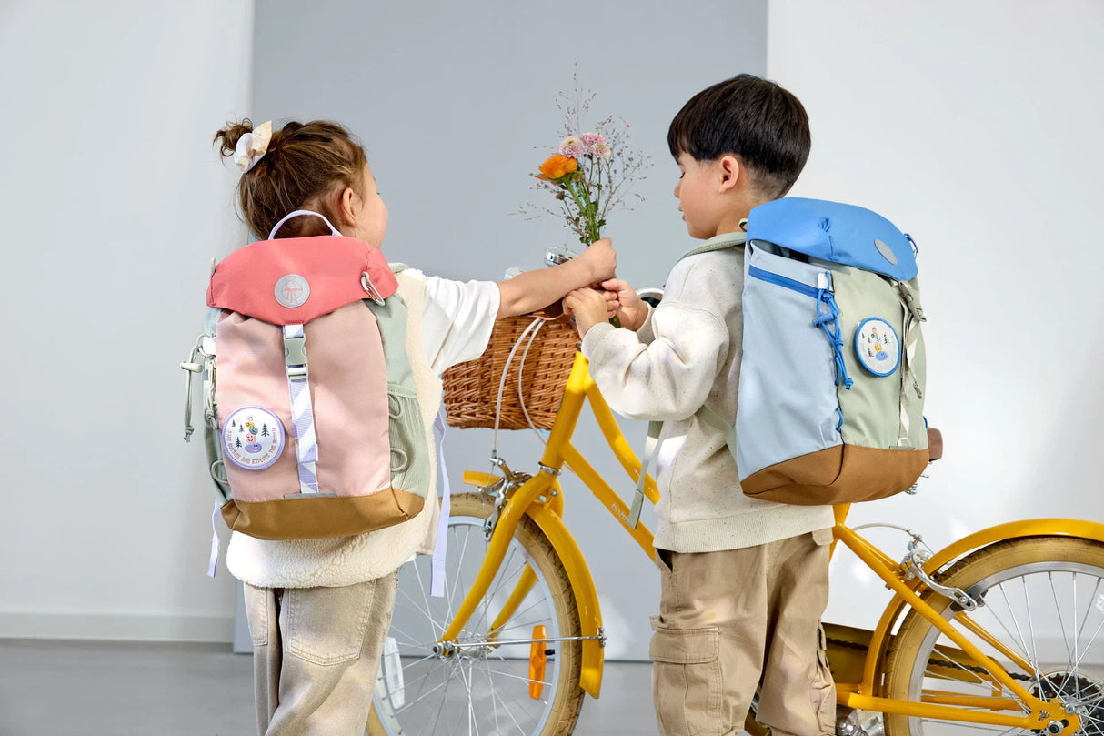 Kinderrucksack Lässig Big Outdoor Backpack Sunny Explorer Grün Blau
