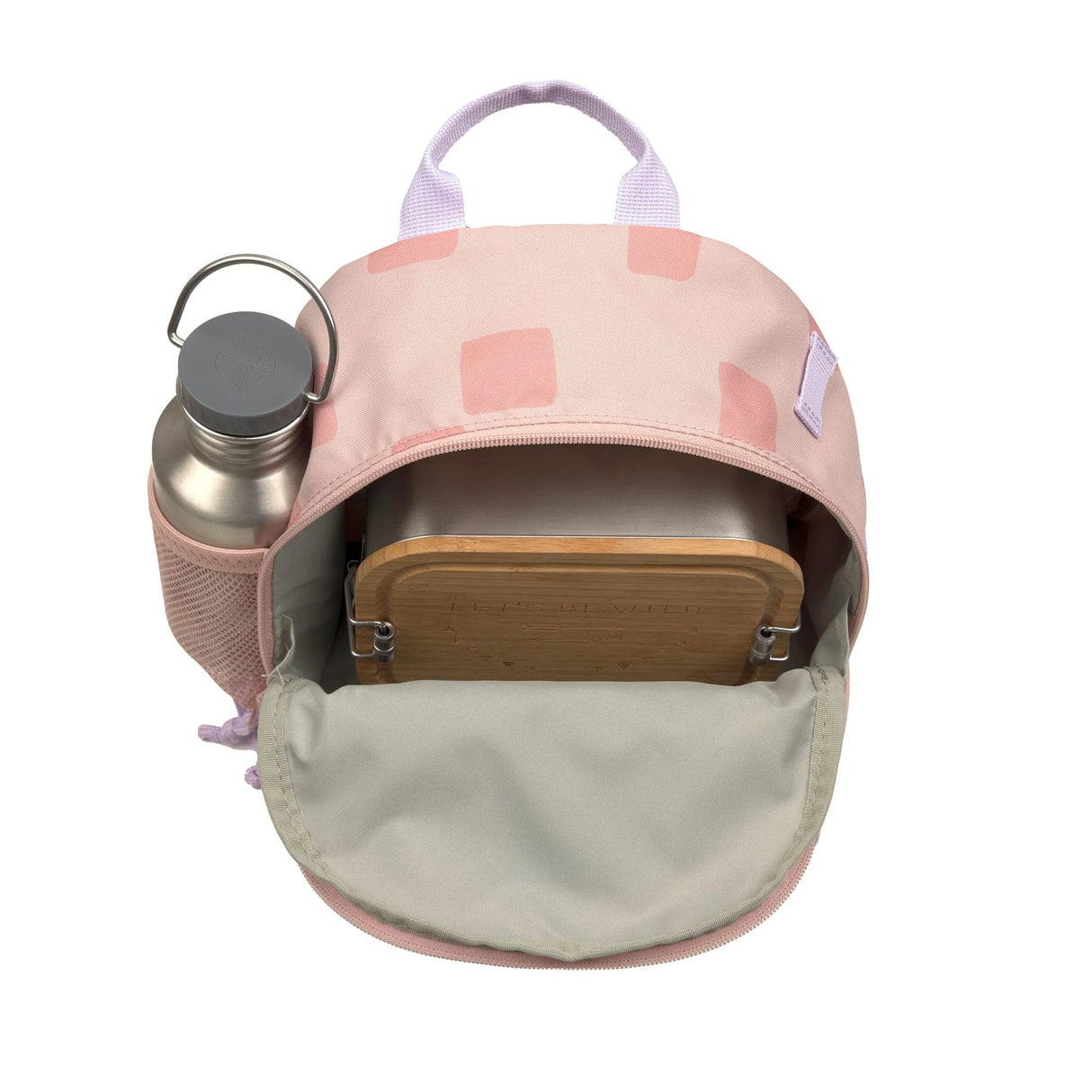 Kinderrucksack Kindergartenrucksack Mini Backpack Pattern Party Rosa