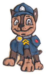 Ausstechform und Stanzform Paw Patrol Chase