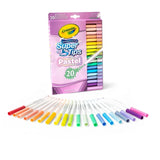 Crayola Filzstifte Supertips Pastell 20 Stück