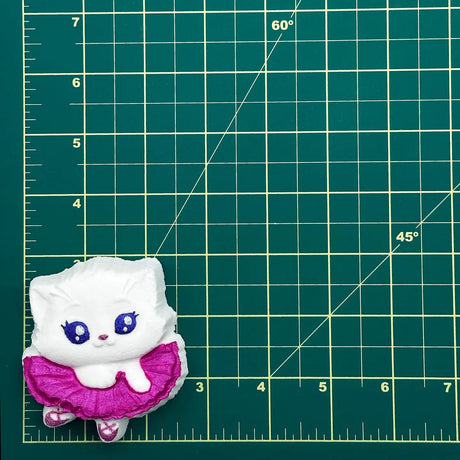 Badekugel Mini handgemacht Ballerina Katze