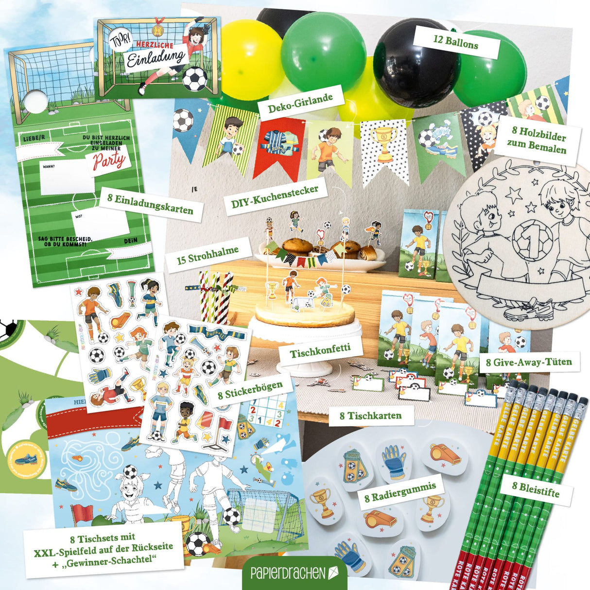 Geburtstagsbox Fussball
