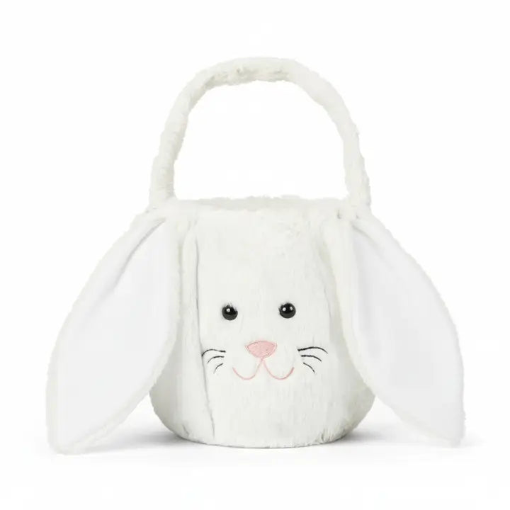 Osternest und Osterkorb Tasche Kuschelhase Weiss