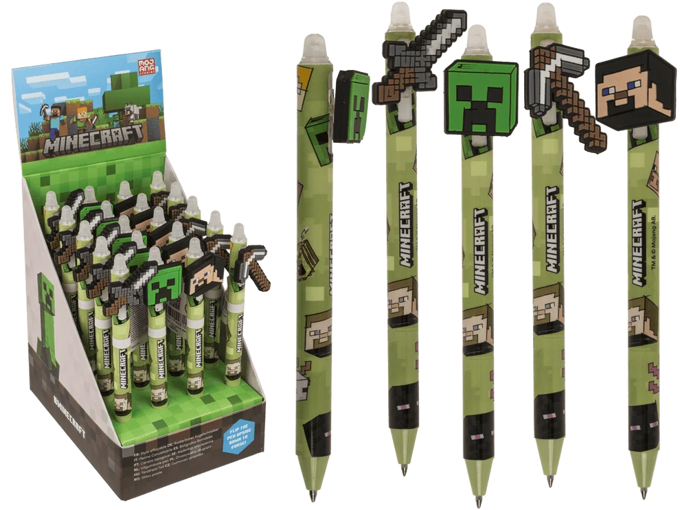 Gelschreiber Minecraft assortiert