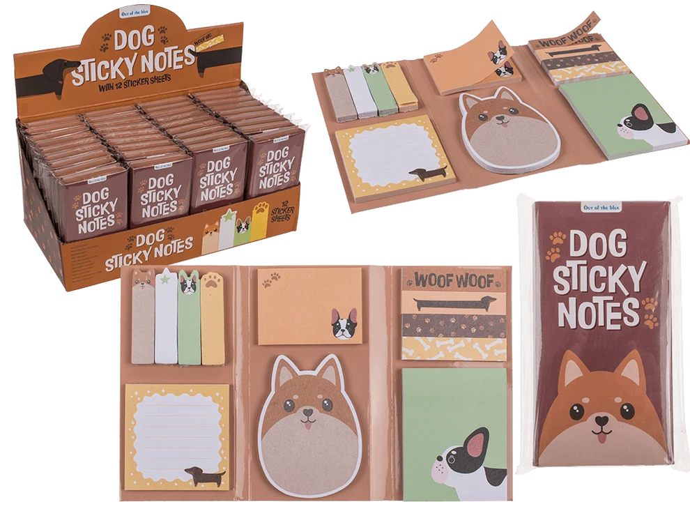 Haftnotizen Set Hund