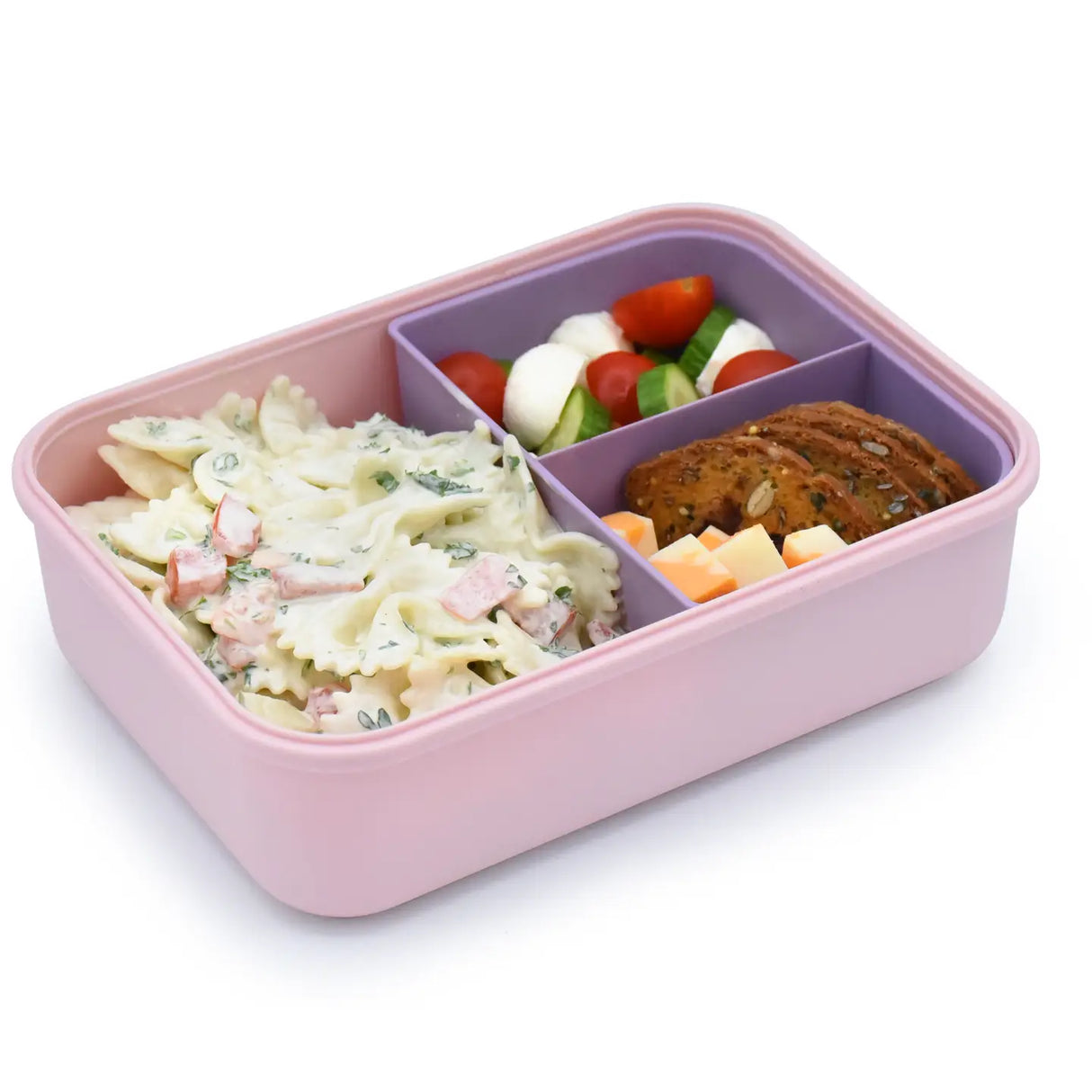 Znünibox Bentobox Melii aus Glas mit Silikonhülle Rosa
