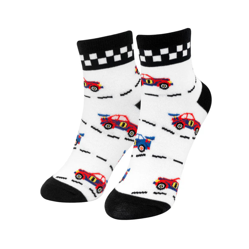 Zaubersocken Gross Rennwagen