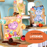 Kinderlaternen zum selber basteln - Dschungeltiere