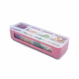 Znünibox Snackbox Melii mit 4 Fächern Berry