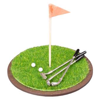 Wichtelzubehör Golfset mit Rasen