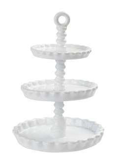 Wichtelzubehör Etagere Weiss