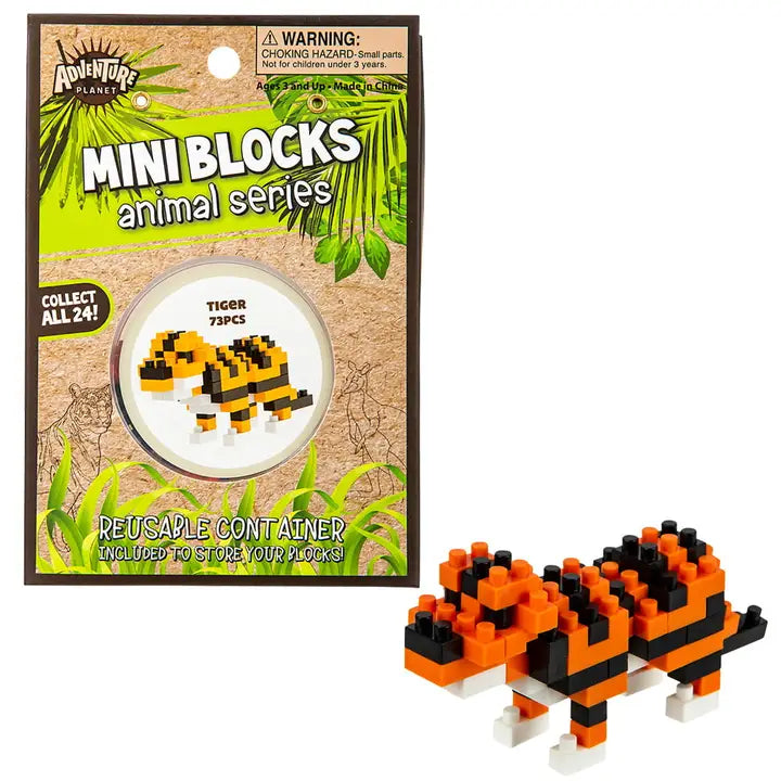 Mini Blocks Bausteine Set Tiger
