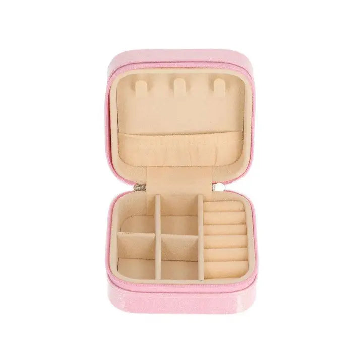 Schmuckbox Glitzer Rosa