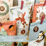 Adventskalender Winterwonderland Eisblau