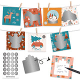 Adventskalender zum Rubbeln Boho