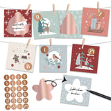 Adventskalender zum Rubbeln Weihnachten
