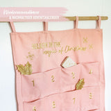 Adventskalender Wandteppich Rosa