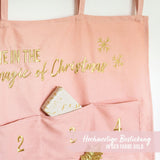 Adventskalender Wandteppich Rosa