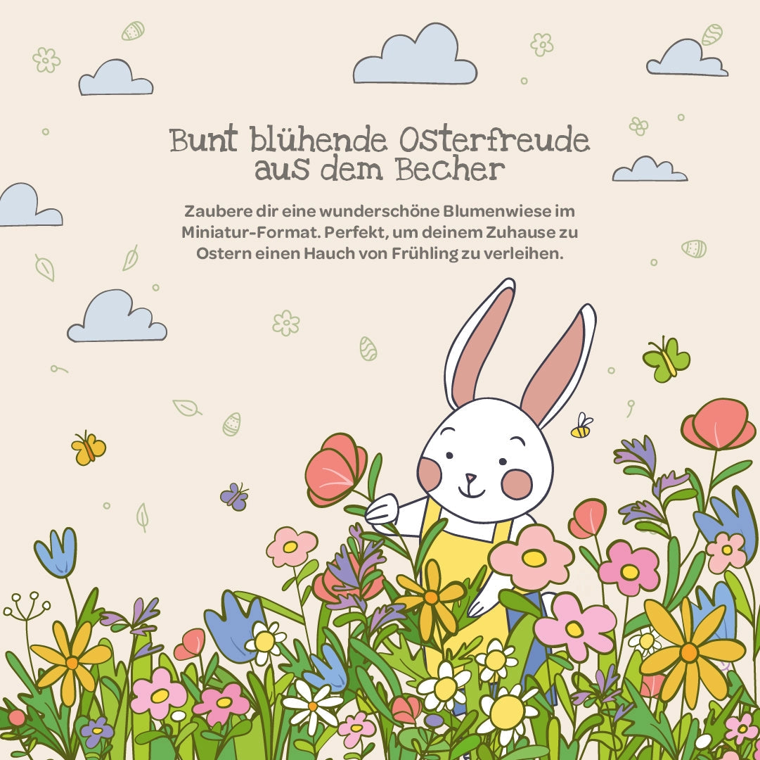 Osterblumen im Becher