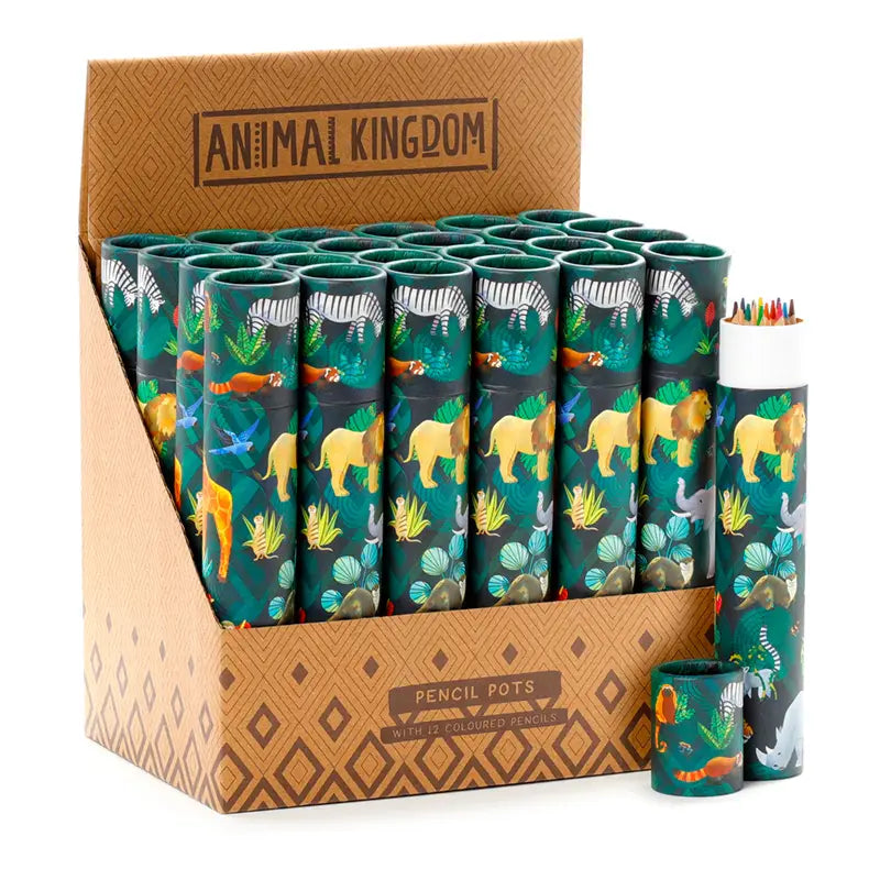 Farbstifte Dose gross Jungle