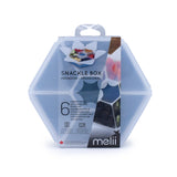 Znünibox Hexagonale Snackle-Box Schieferblau