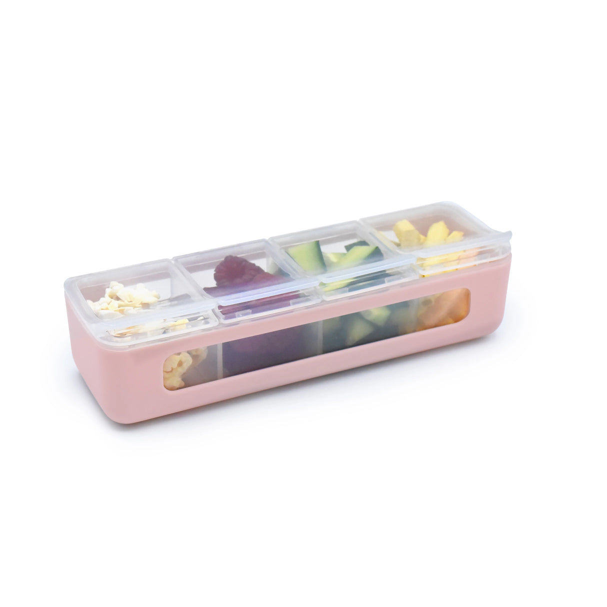Znünibox Snackbox Melii mit 4 Fächern Rosa
