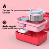 Thermo Lunchbox OmieBox UP Rot
