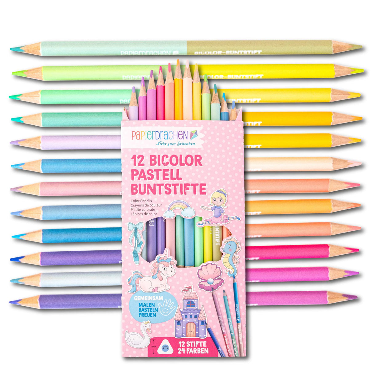 Bicolor Buntstifte Pastell