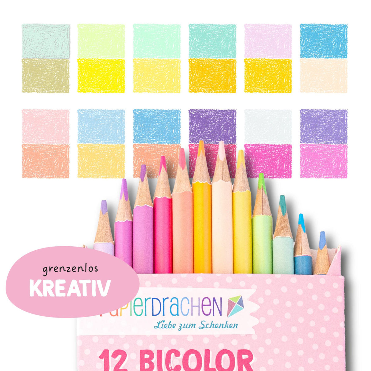 Bicolor Buntstifte Pastell