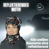 Kinder Übergangs Mütze & Loop Schal Game
