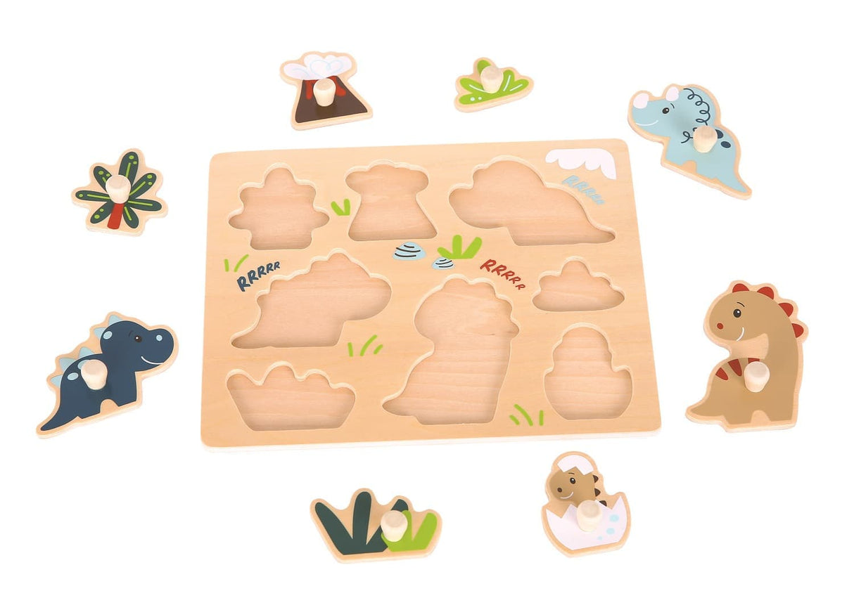 Spielba Puzzle mit Griff Dino