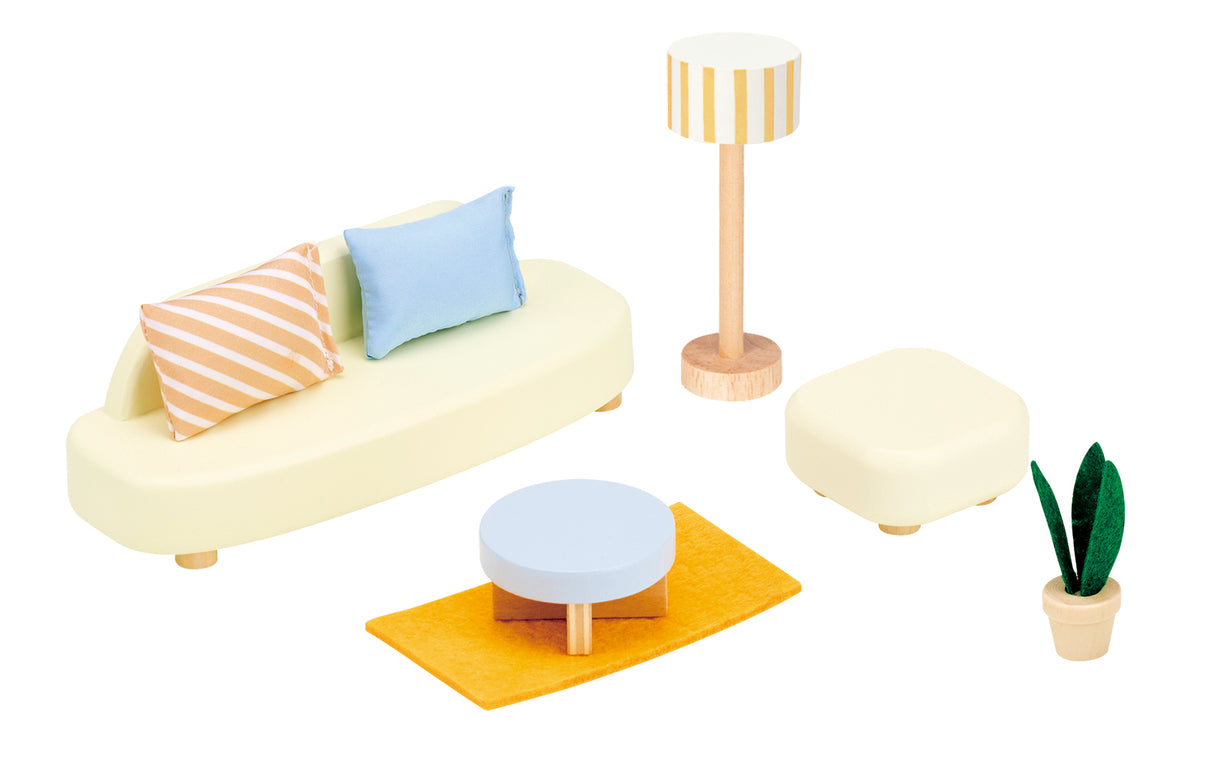Puppenhaus und Wichtelmöbel Wohnzimmer