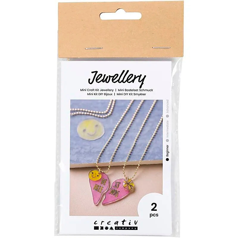 Bastelset Kinder Schmuck Halskette mit Schrumpffolie