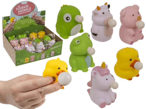 Squeeze Tiere Bubble Blowers assortiert