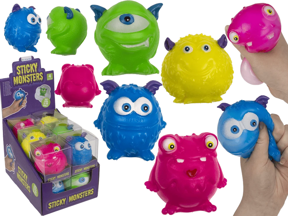Sticky Monster, Quetsch & Wandball assortiert