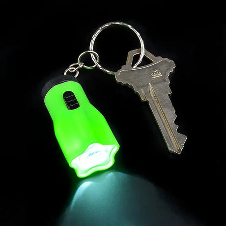 Schlüsselanhänger Taschenlampe Mini Stern assortiert