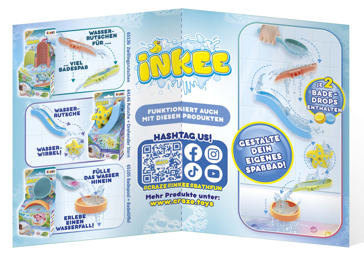 CRAZE Inkee Bad Doppelrutschen