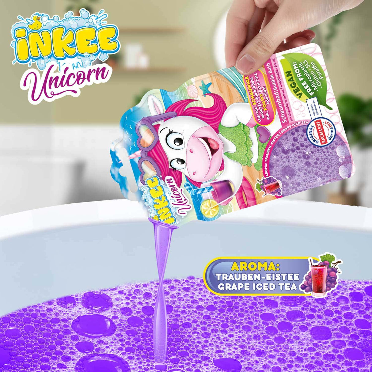 CRAZE Inkee Schaumbad Unicorn