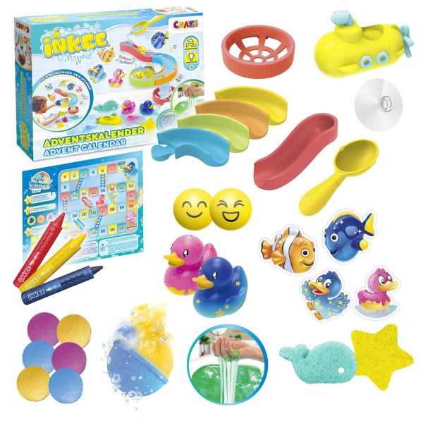 CRAZE Adventskalender Inkee Badespielzeug