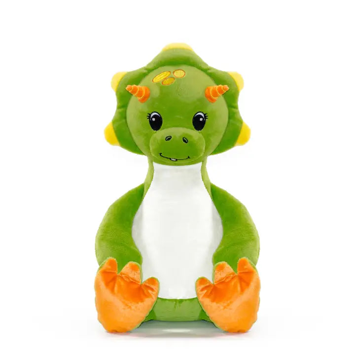 Kuscheltier Cubbies Dino Orange Grün