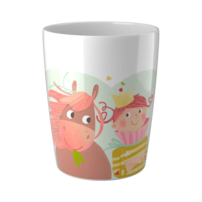 Zahnputz Trinkbecher Prinzessin & Pferd