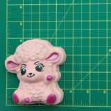 Badekugel handgemacht Schaf rosa