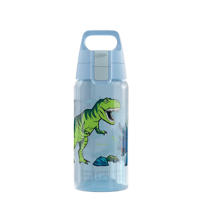 Kinder Trinkflasche Sigg Viva One 500ml Dino Hellblau